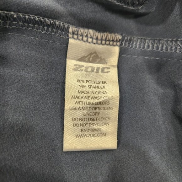 Zoic Navaeh 7 Shorts Womens Medium Blue Zip Pockets Stretch Adjustable Waist - Picture 7 of 12